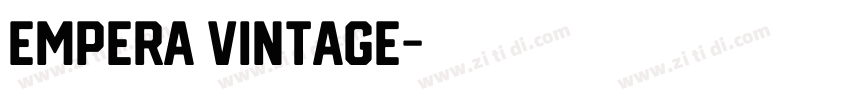 Empera Vintage字体转换